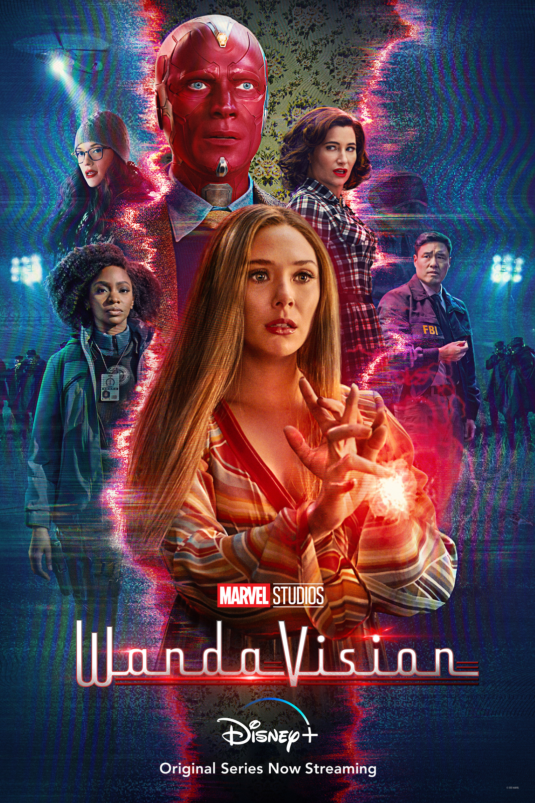WandaVision Poster Marvel Comics TV Series Art Print Size 24x36 27x40 32x48