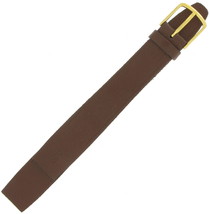 Vintage Fixed Lug  18mm Leather Open End Brown Hirsch Watch Strap - $23.00
