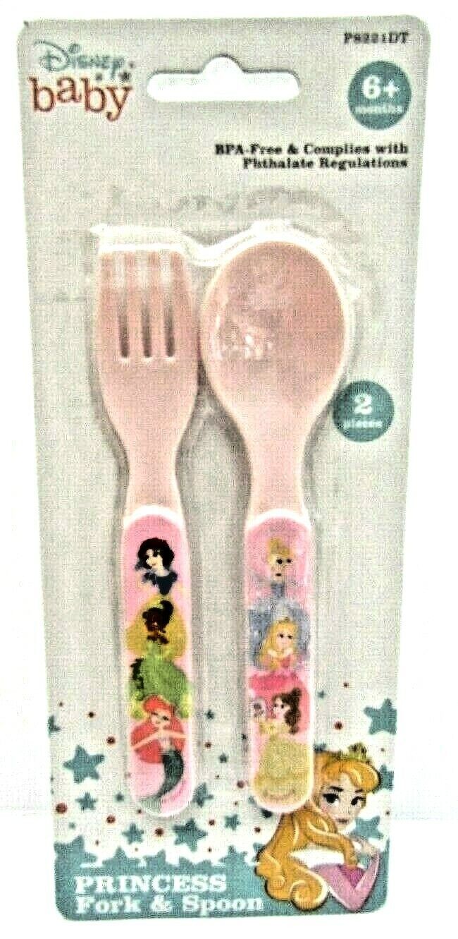 Disney Baby Princess Fork & Spoon Set