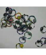 Wholesale lot of 12 Hippie Hippy Childs Rings assorted styles  lot party... - $5.00