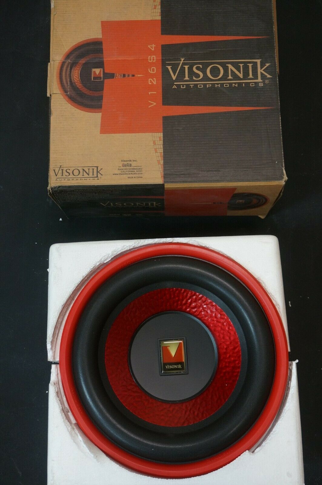 NEW VISONIK 12 INCH HIGH PERFORMANCE V126S4 4 LAYER VOICE COIL
