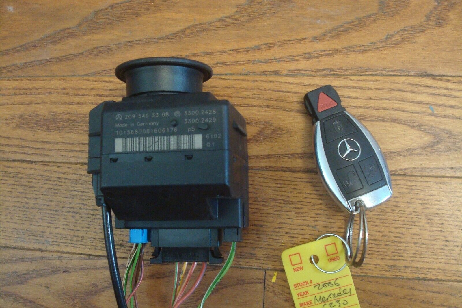 2006 Mercedes Benz C230 W209 C-Class OEM Ignition Switch Module w/Key ...