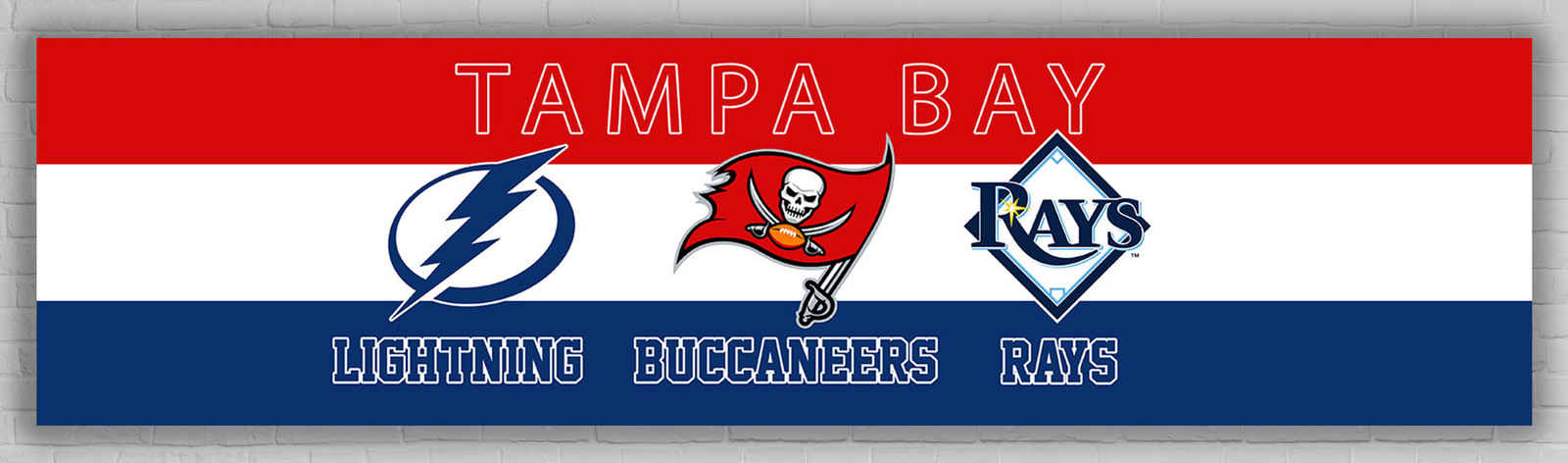 Tampa Bay Lightning, Buccaneers, Rays Tampa City Flag 90x150cm 3x5ft Best  Banner
