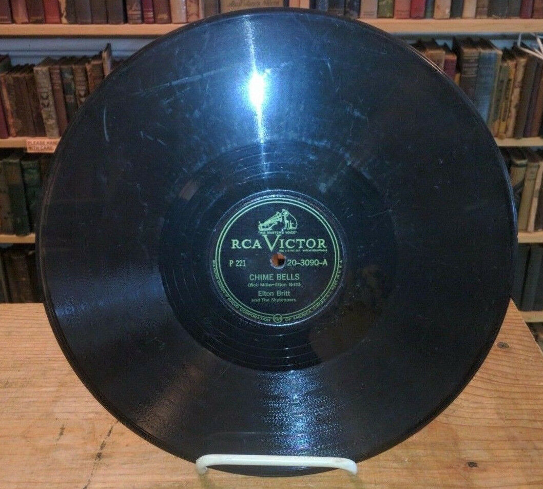 Elton Britt, Someday b/w Chime Bells, RCA Victor 78", 1940s label, 20