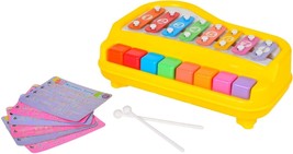 8-Key Toddler  Xylophone / Piano  -  With 6 Music Scores  -  For  18 - 36 Months image 1