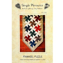 Pinwheel Puzzle Tablerunner Pattern SPL10 by Terry Atkinson for Simple P... - $8.90