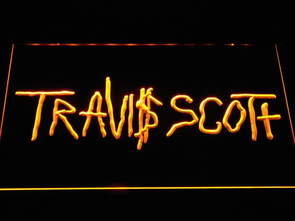 Travis Scott LED Neon Light Sign home decor crafts