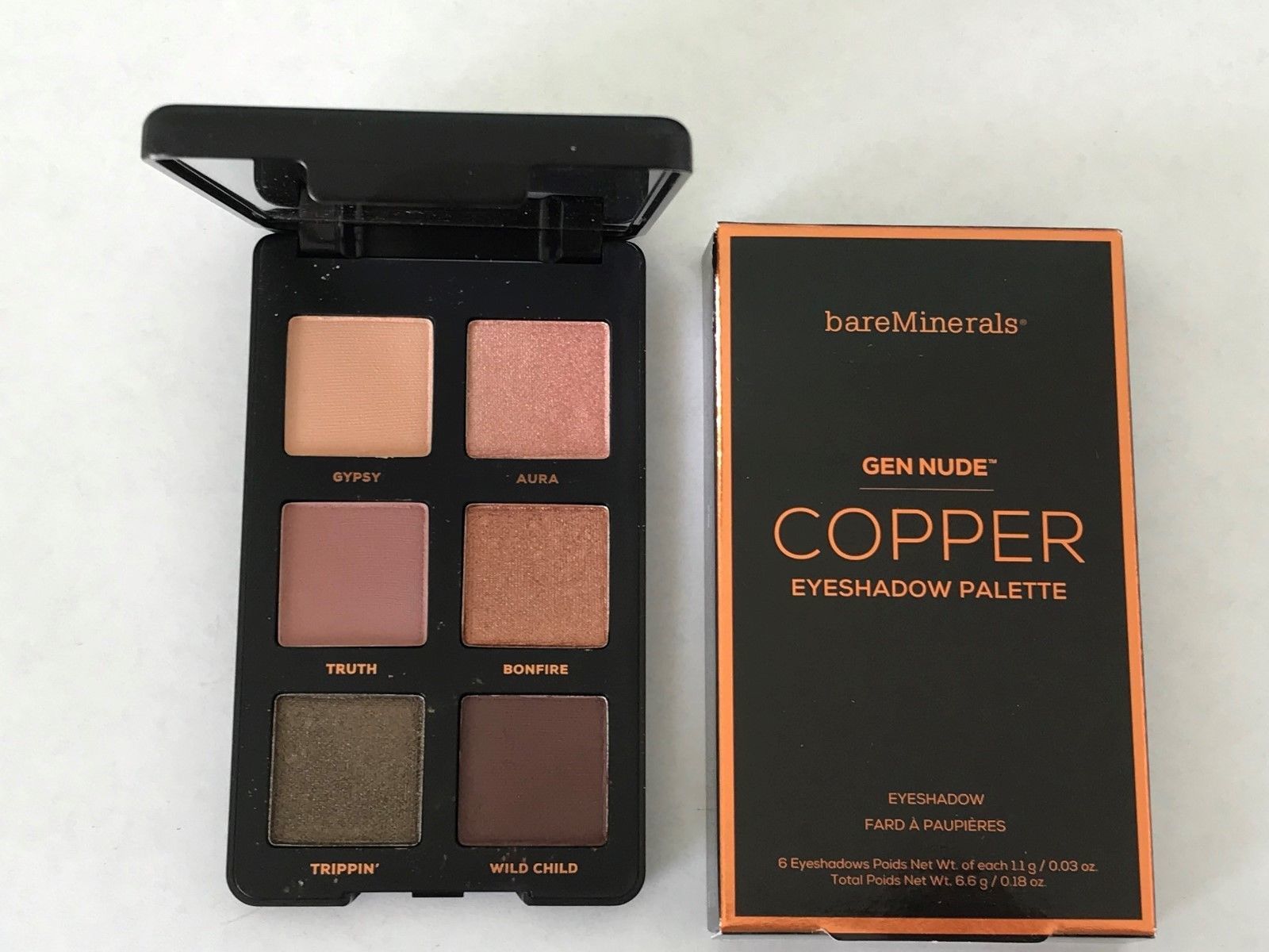 Bare Escentuals Gen Nude Copper Eyeshadow Palette Eye Shadow