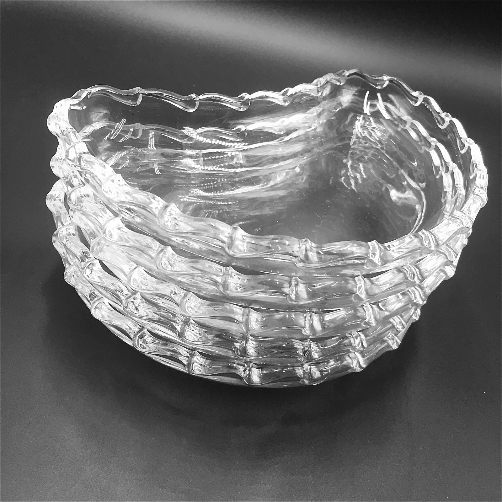 Fostoria Elegant Glass Crescent Salad Plates(5) Century Pattern Vintage Rare. Other