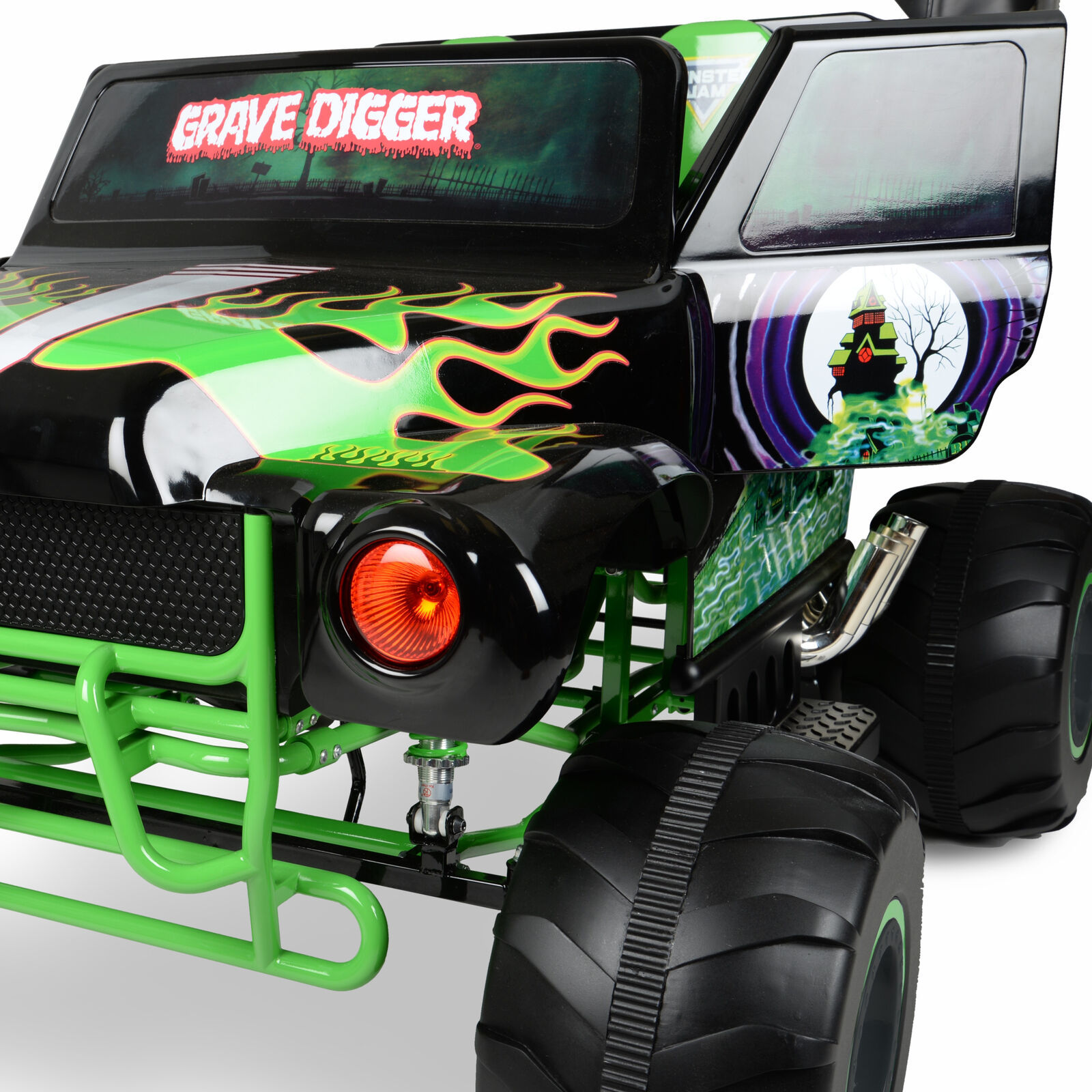 Kids Ride On Monster Truck Electric Car Toy Christmas Gift Sound Lights 2 speed Ride On Toys