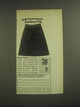 1974 Talbots Skirt Ad - Classic Wrap - $14.99