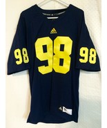 Adidas Authentic NCAA Jersey U OF MICHIGAN Wolverines #98 Navy sz 50 - $49.49