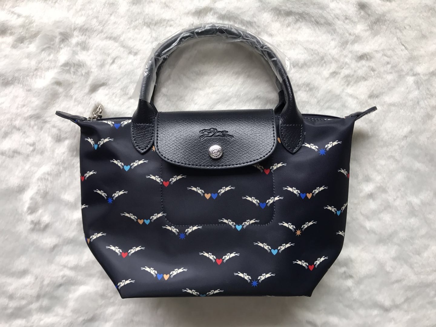 Longchamp Limited Edition Angel Horses Navy and 29 similar items