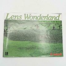 Vintage Canon FD Lens Wonderland Camera Guidebook 1982 - $34.35