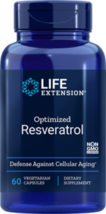 4 BOTTLES Life Extension Optimized Resveratrol 60 veg caps image 1