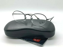 New Ray Ban Eyeglasses Rb 6547 2503 Matte Black 49-22-145MM / Case - $77.57
