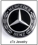 MERCEDES BENZ Logo Lapel Pin - 3/4&quot; silver emblem car auto badge tie tac... - $12.99