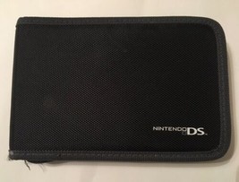Nintendo DS Solid Black Zip Up Carrying Storage Travel Case - $27.63
