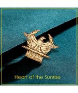 ROMAN IMPERIAL EAGLE Badge - gold steel spqr legion aquila warhammer lap... - $11.99