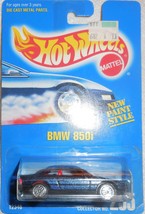 Hot Wheels 1992 Mattel Wheels &quot;BMW 850i&quot; #255 Mint On Sealed Card - $3.00