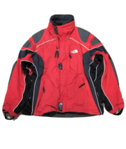 Y2K 90&#39;s Vintage The North Face HyVent Tech 2 in 1 Jacket Vest Red sz M - $142.18
