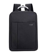 Fashion Laptop Backpack Business Backpack for Men Travel Bag Black - $44.78