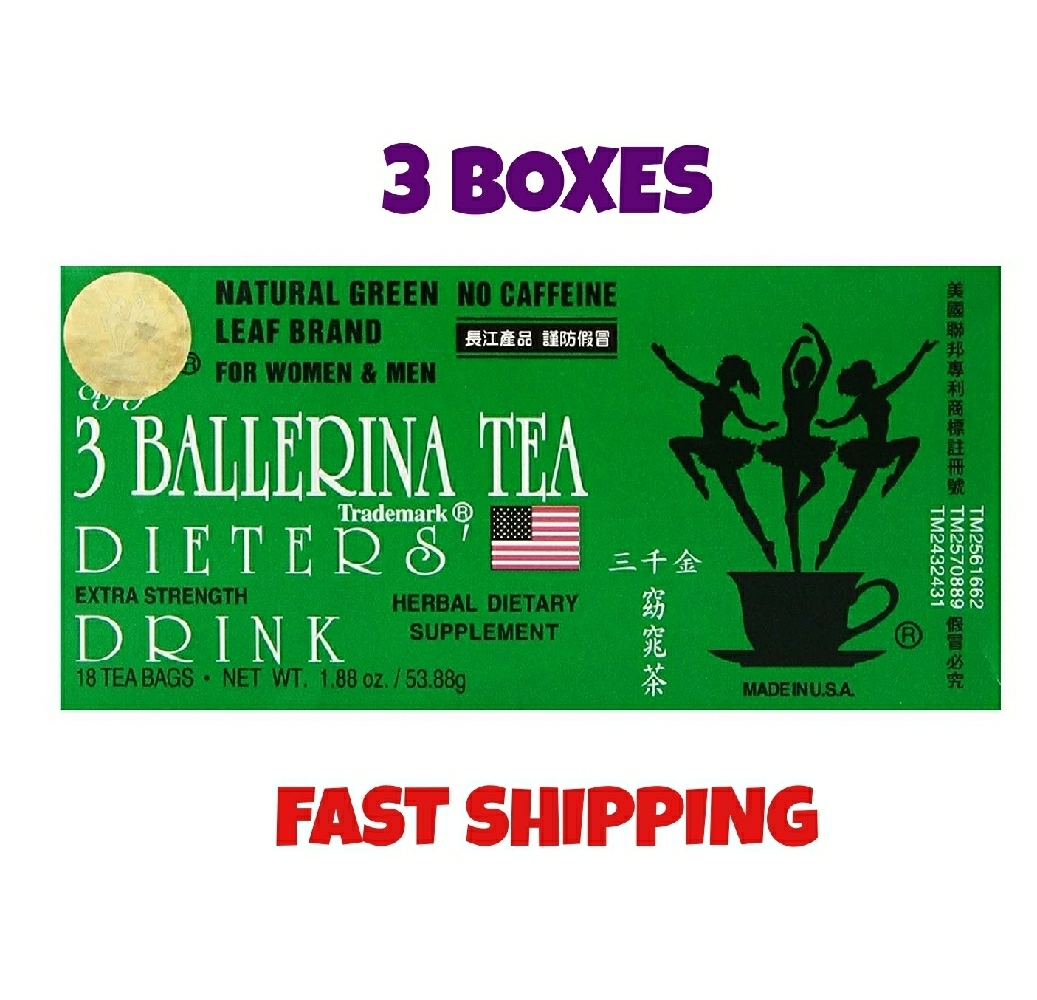 3 Boxes 3 BALLERINA TEA EXTRA STRENGTH Tea 3-boxes-3-ballerina-tea-extra-strength-tea