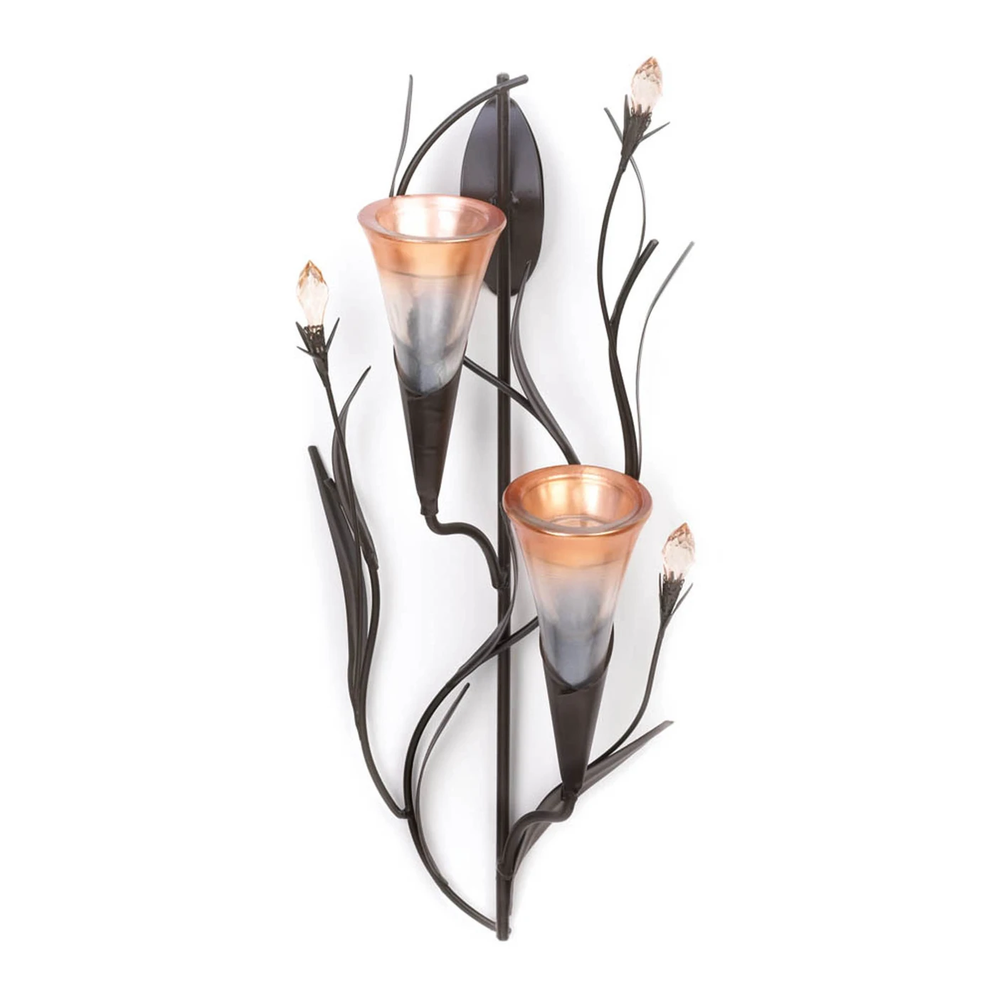 Dawn Lily Double Candle Wall Sconce - $29.54