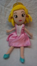 Disney Sofia The First Amber Step Sister In Pink Dress 11" Plush Stuffed Doll - $14.85