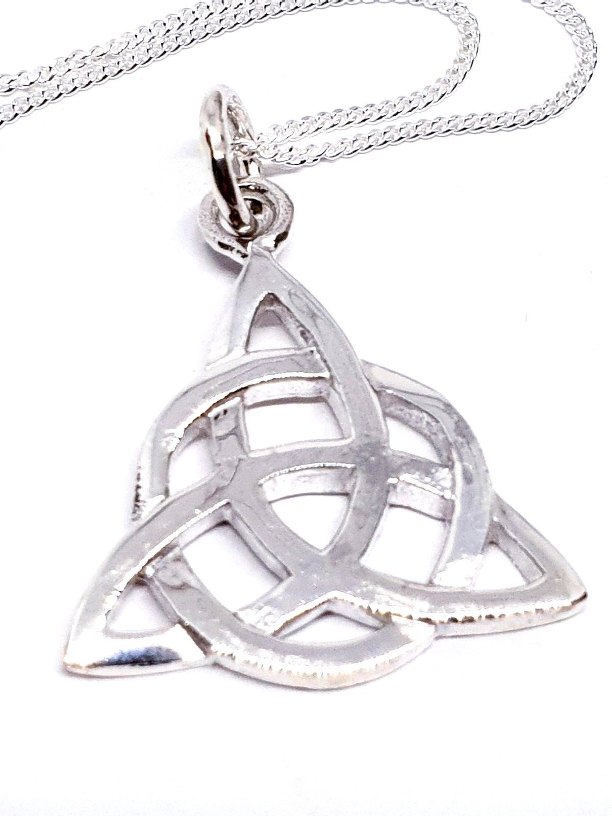 Triquetra 925 Silver Pendant 18