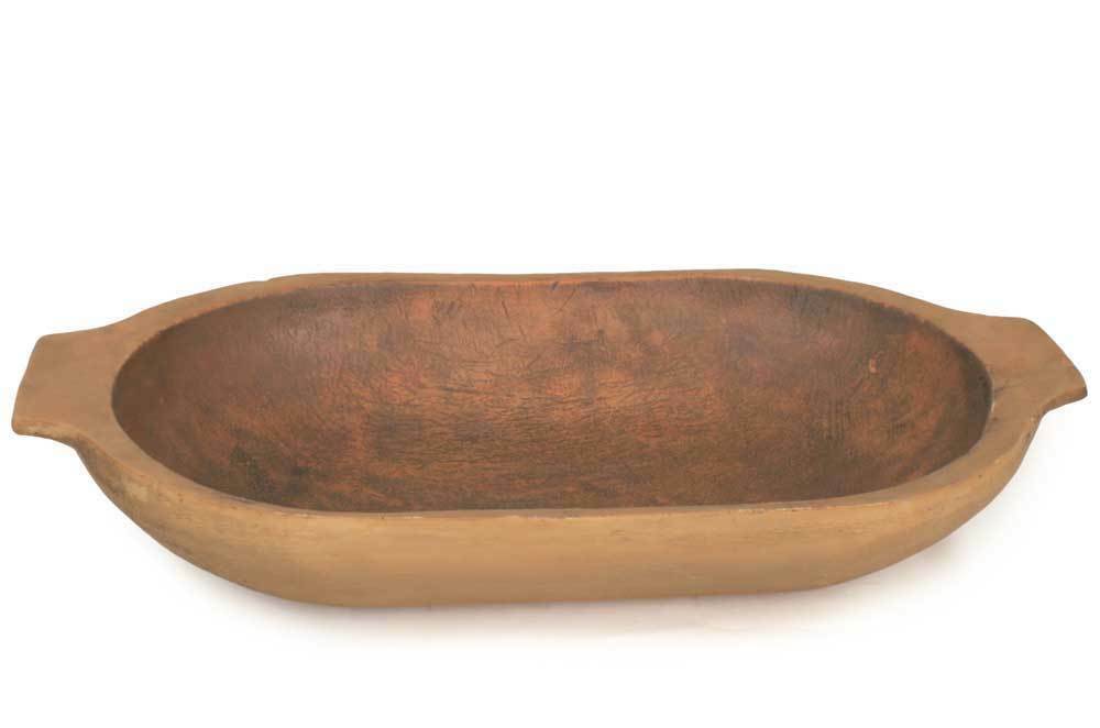 Rustic Trencher bowl with Distressed finish