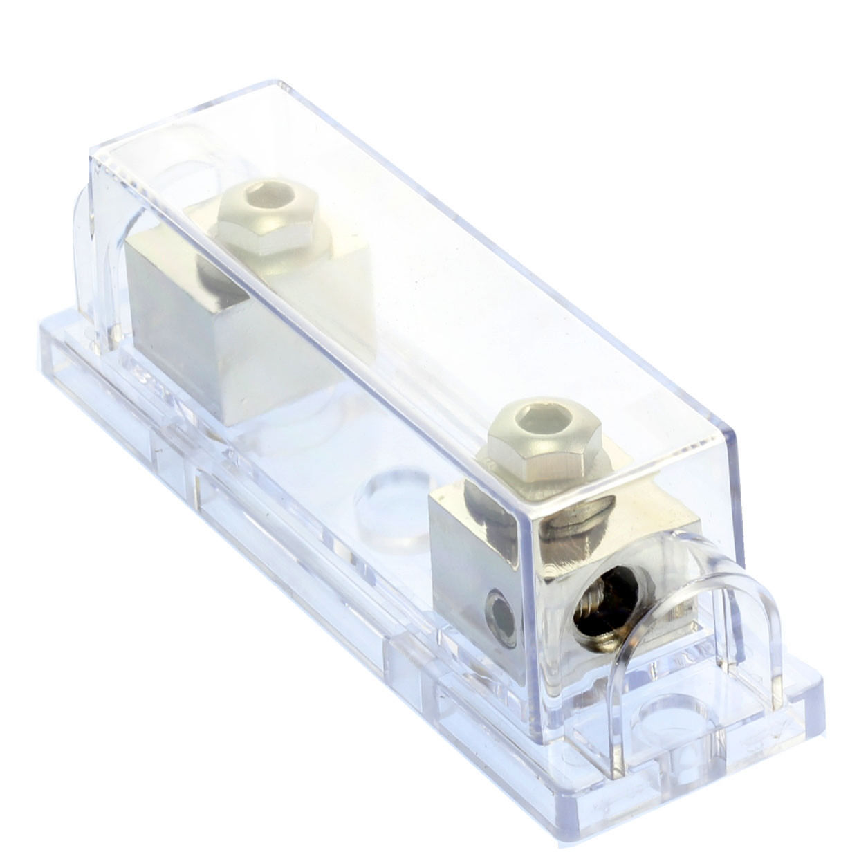 Gold Holder 1//0 0 gauge w// 45 Deg Angled Cover W// 300 Amp Digital ANL Fuse