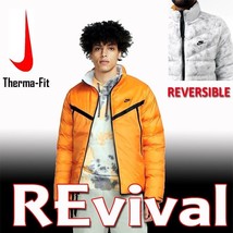 Limited Nike Nsw THERMA-FIT Revival Reversible Puffer Jacket Repel Thermore M - $193.32