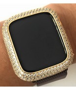 Bling Apple Watch Series 4/5/6/SE Bezel Case Face Zirconia Diamond Gold ... - $41.80