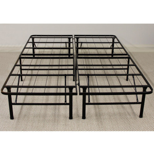Platform Bed Frame Metal Center Support Legs Caps Queen King Bedroom