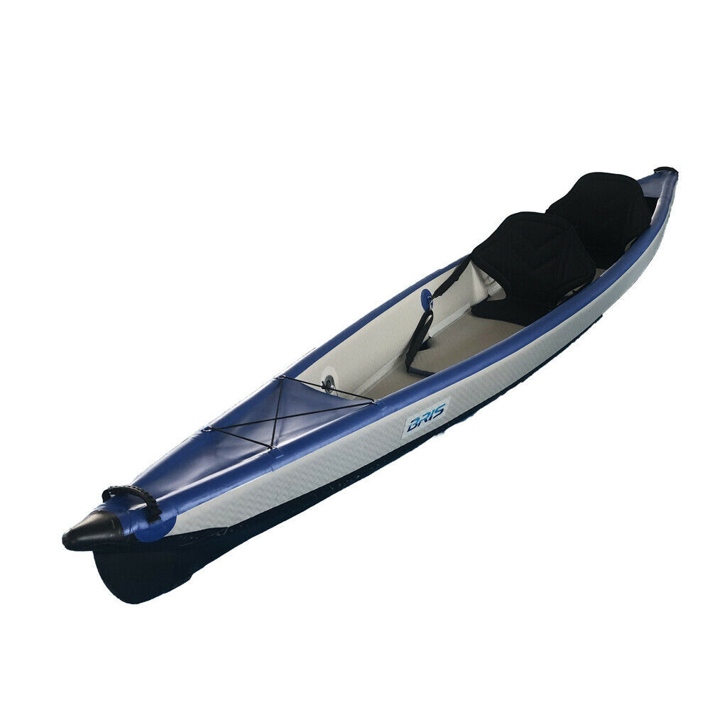BRIS 15'5" Drop Stitch Inflatable Kayak Canoe Boat Two Person Inflatables