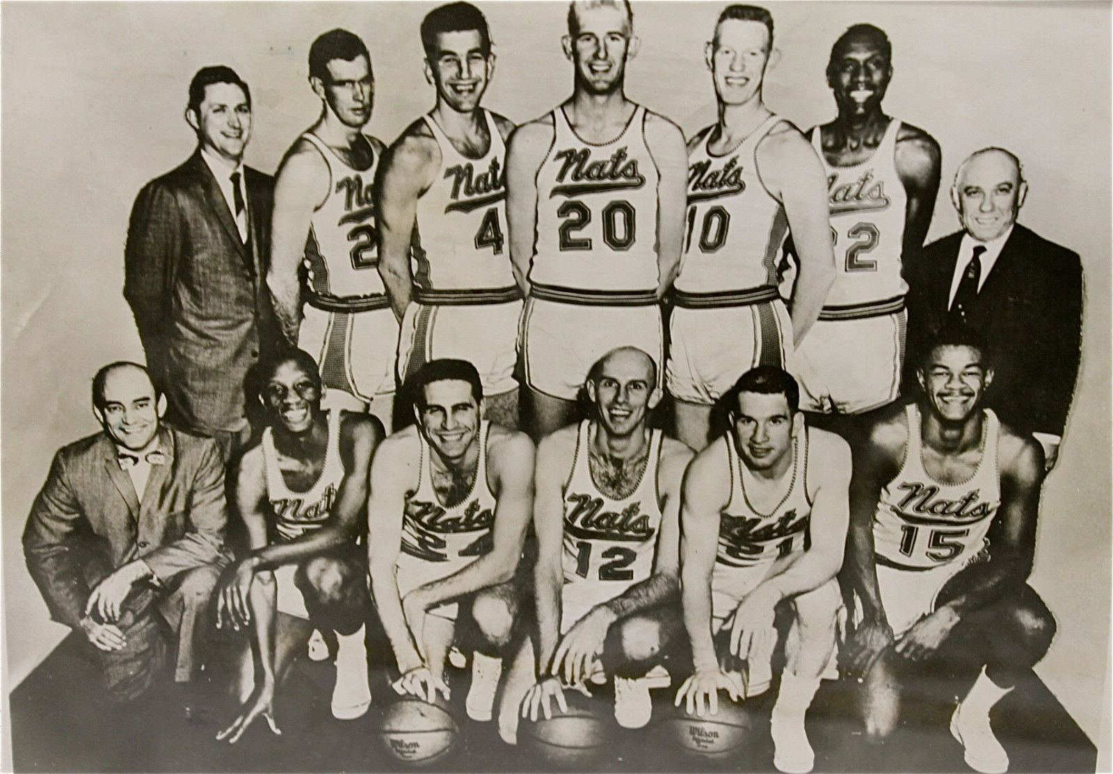 Vintage 1959 Syracuse Nationals Photograph NBA Basketball New York 12 X