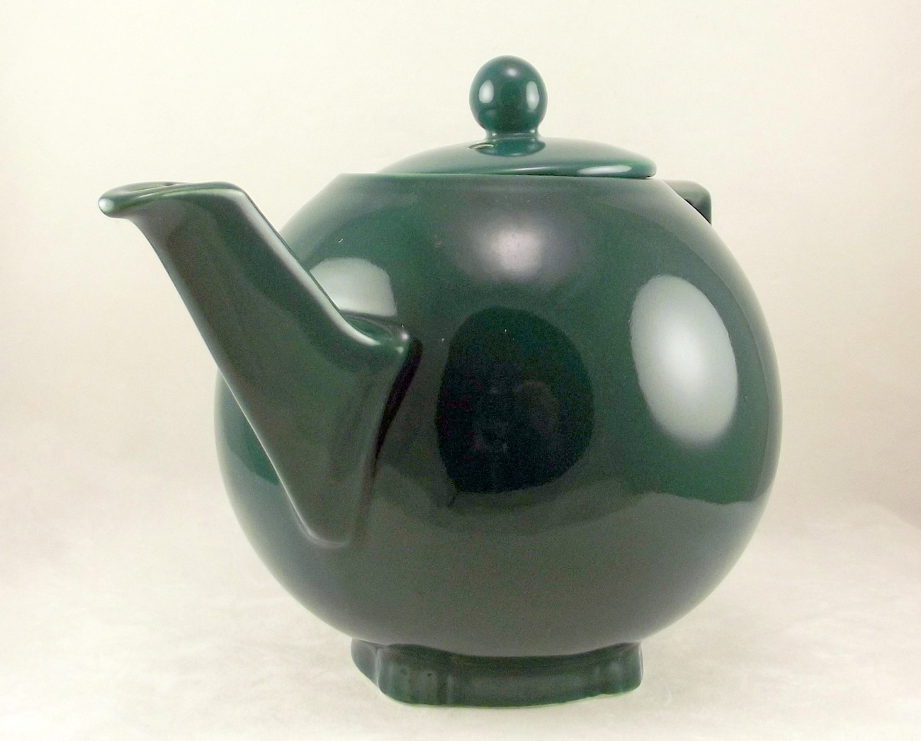 Vintage Hall China Star teapot undecorated turquoise 6 cup Hall