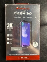 Genuine ZAGG - InvisibleShield Glass+ 360 Screen Protector iPhone X NEW SEALED - $8.50