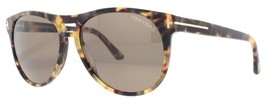 Tom Ford CALLUM Sunglasses Light Brown Havana Frame FT289 53E 57-15 140 - $189.48