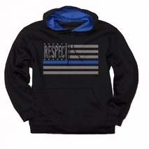 Respect Blue Pullover Hoodie Buck Wear - NEW Fast Free Ship - $46.95+