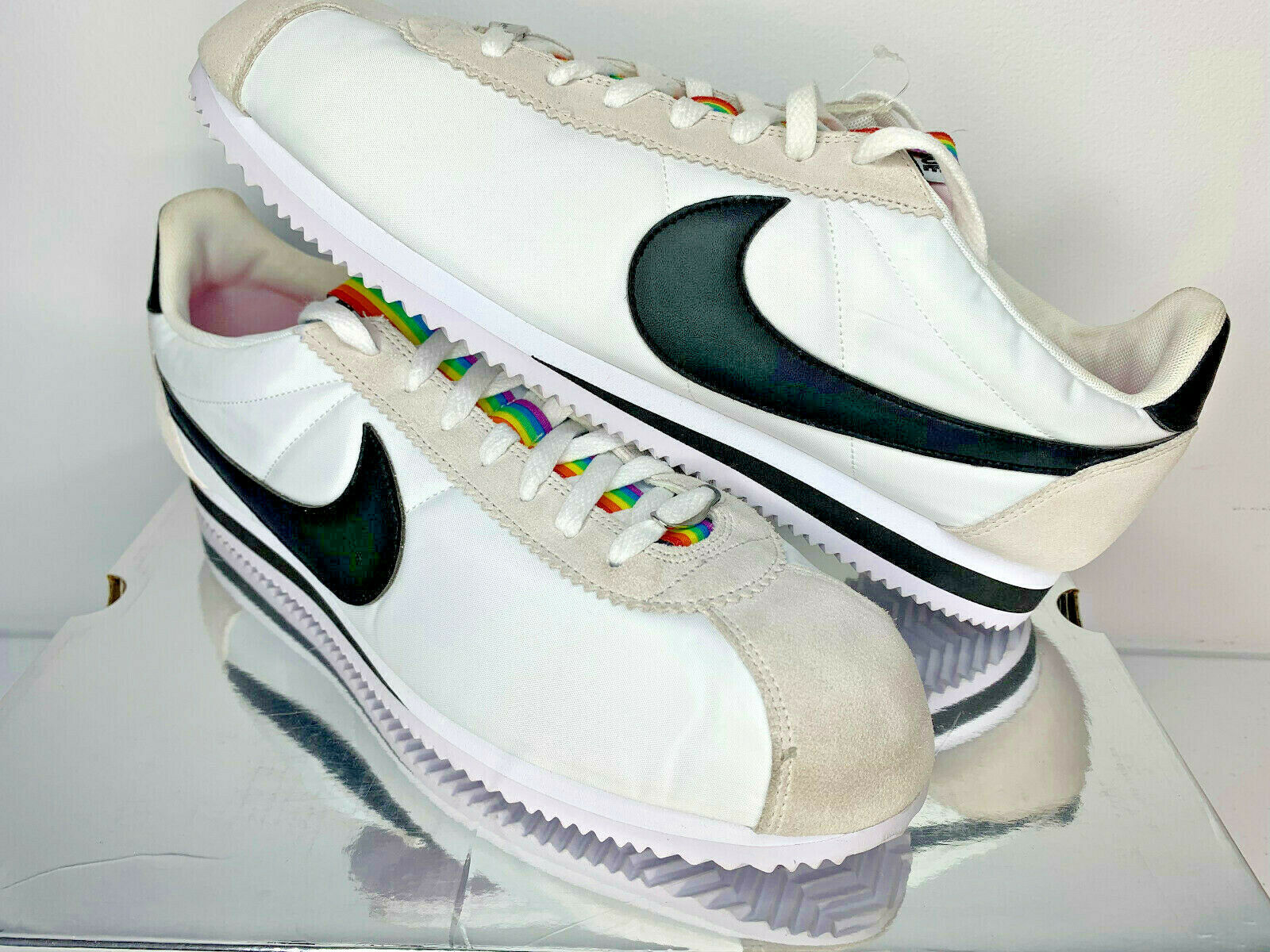 NEW SIZE 14 MEN Nike Classic Cortez BT QS Be True Gay Pride LGBT
