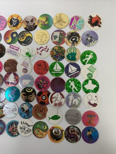 Lot of 80 Pogs / Milk Caps Unsorted! Retro and similar items