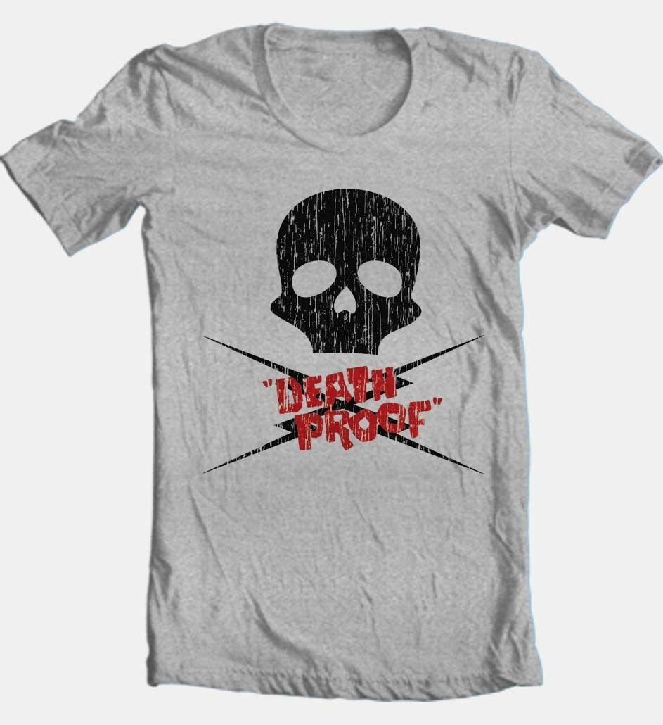 Death Proof Skull T-shirt horror movie men's adult regular fit graphic ...