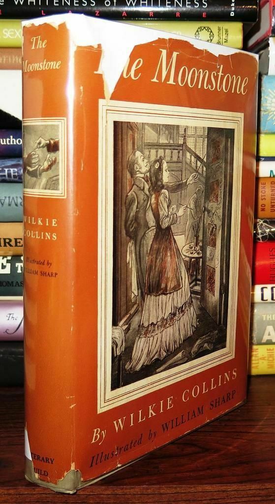 Collins wilkie the moonstone book club edition antiquarian collectible
