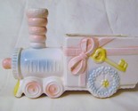 Vintage Baby Bottle Train Ceramic Planter