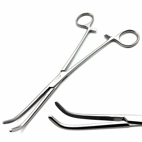 Medikrebs Lahey Sweet Bile Duct Clamp Curved 19 cm - Clamps & Vises