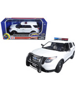 2015 Ford Police Interceptor Utility White with Flashing Light Bar and F... - $49.75