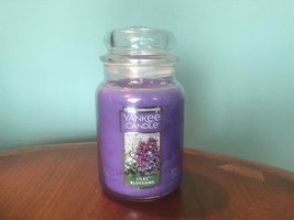 New Yankee Candle Large Jar Candle Lilac Blossoms Candles 22 oz - $37.62
