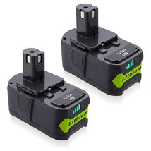 2 Pack 6000Mah 18V Replacement Battery Compatible With Ryobi One+ Plus - $101.99